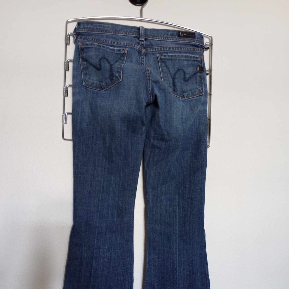 Citizens of Humanity Ingrid #002 Low Waist Flare Medium-Wash Jeans, size 24